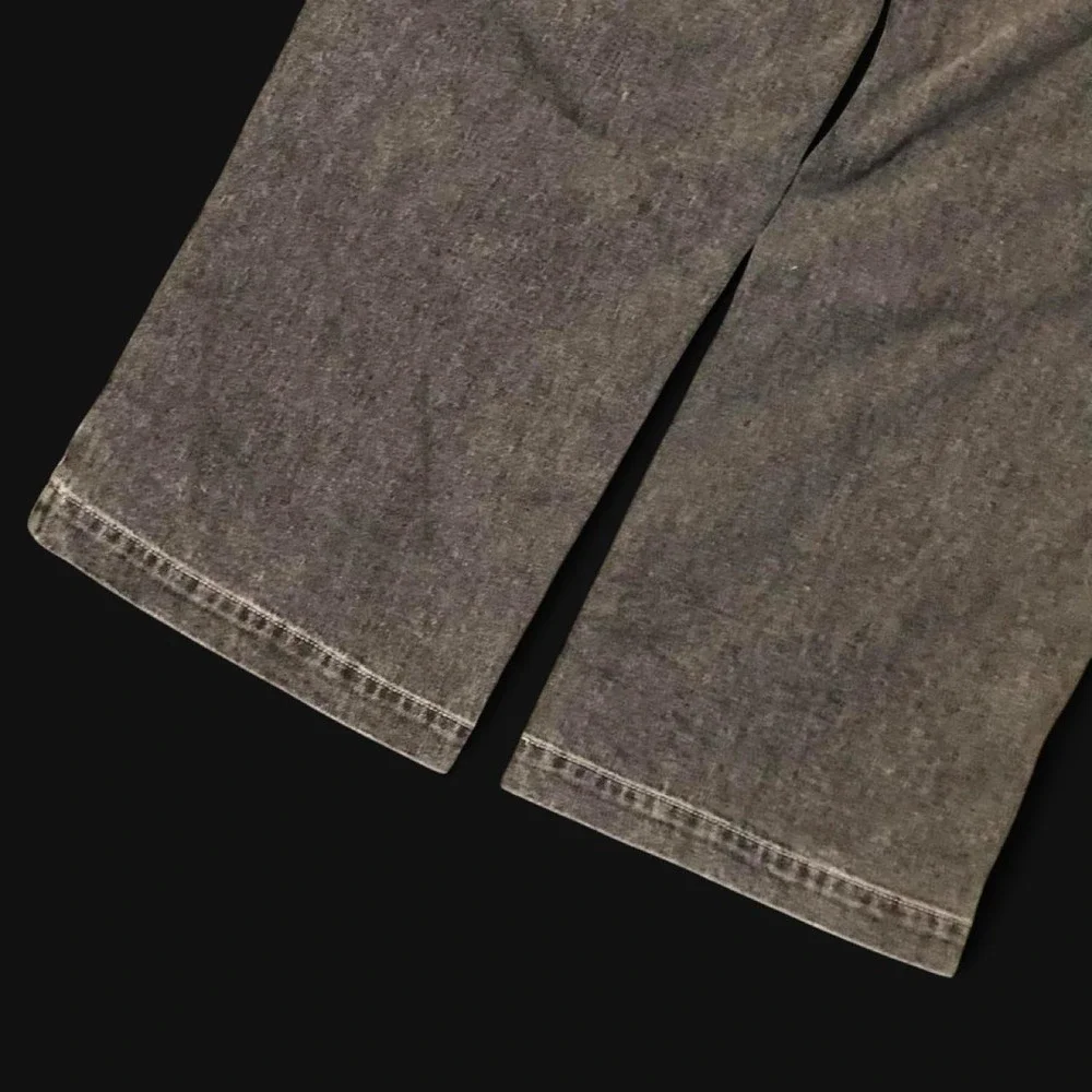 Hollister Super baggy grey wide leg carpenter jeans y2k skater Men's 34/30